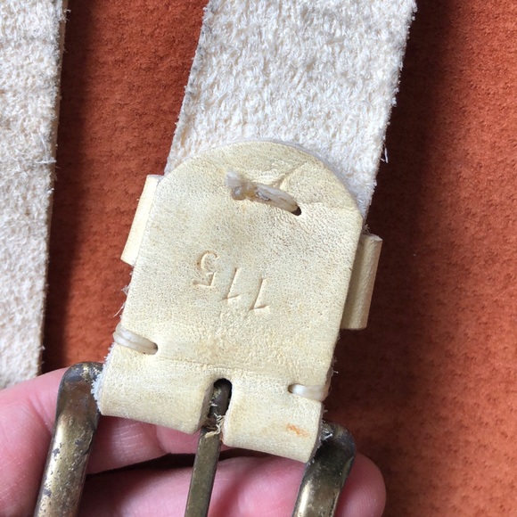 Genuine Argentinian leather belt embroidered - Picture 6 of 6